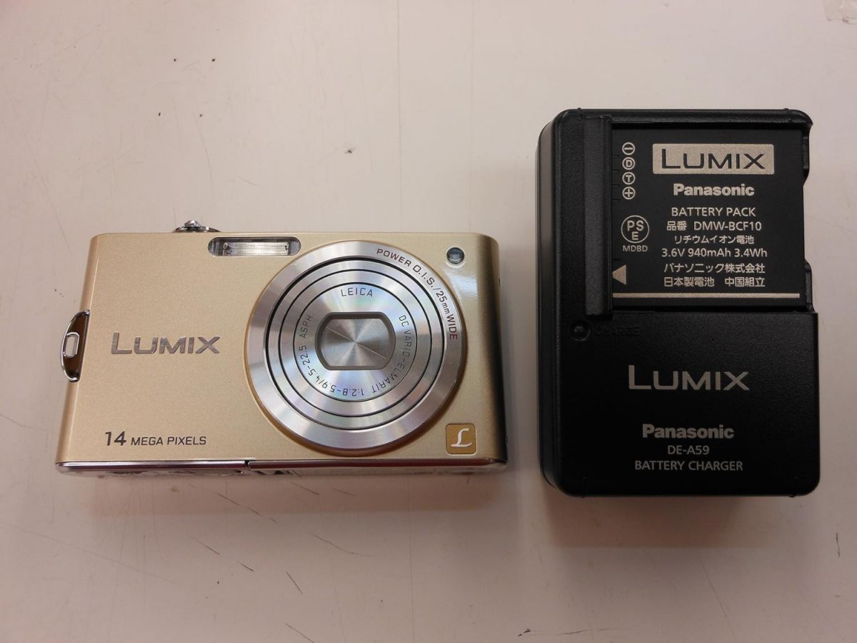 【中古】パナソニック デジタルカメラ ルミックス リュクスゴールド DMC-FX66-N当店保証30日間 人気モデル 高画質 売れ筋|京都LaVIE店