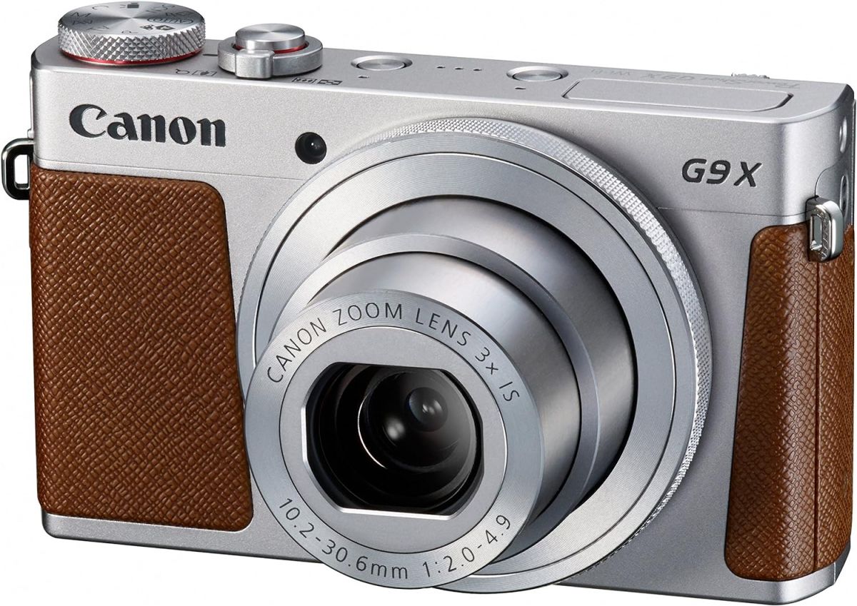 【中古】Canon デジタル写真機 PowerShot G9 X(しろがね色) 光学3.0倍望遠レンズ 1.0型検出器 PSG9X(SL)当店引き受ける30昼日なか 一般受け模範例 高画質 売れ筋