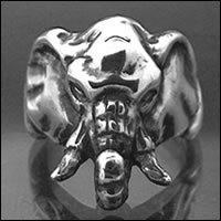 【シルバーアクセサリー】【送料無料】エレファントリング【smtb-k】【ky】|シルバーアクセサリーラブクラフト