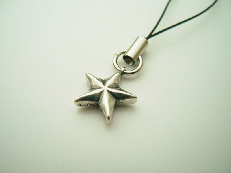 ＦＡＢスターの携帯ストラップ 星 メンズ レディース スターリングシルバー 925 シルバーアクセサリー
