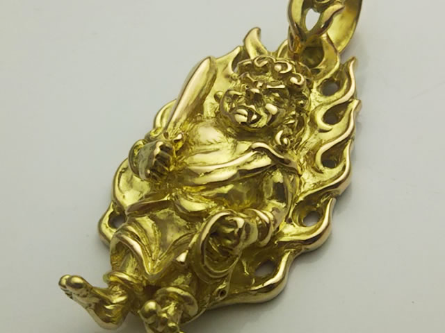 楽天市場】【K18ゴールドアクセサリー】【送料無料】 18金製の大般若