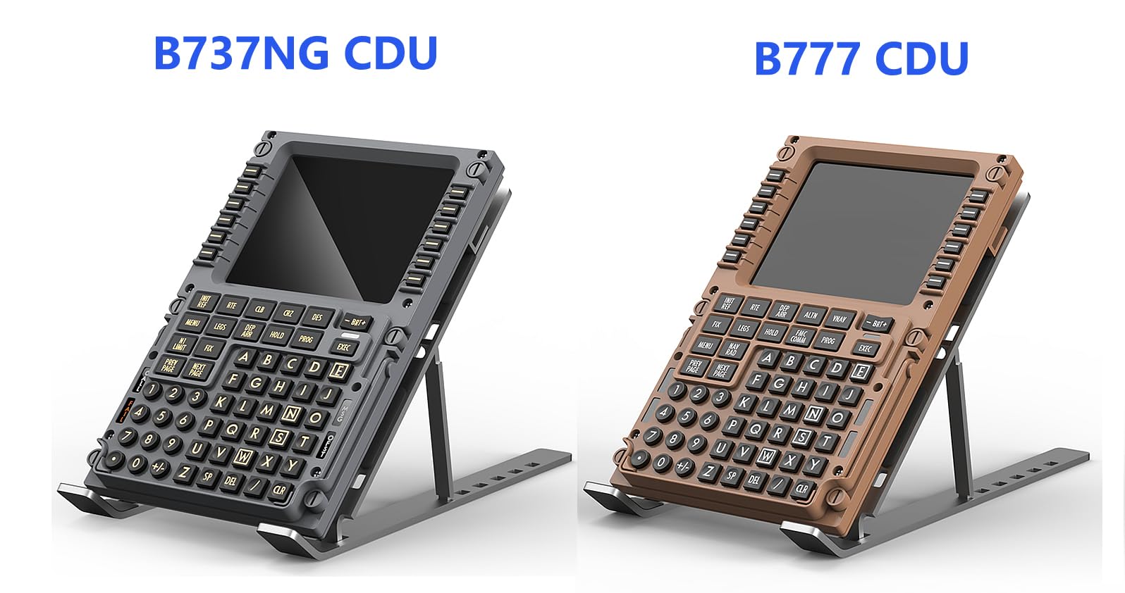 Wingflexsim A320 MCDU B737NG CDU フライトシミュレーターコントローラー リアルな航空機感覚 精密コントロール プラグアンドプレイ設計、PC互換|広島の恋