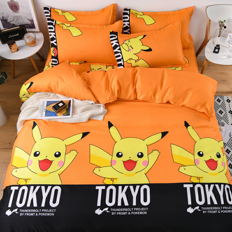 楽天市場】ポケットモンスター 寝具 掛布団＆枕カバー2点セット