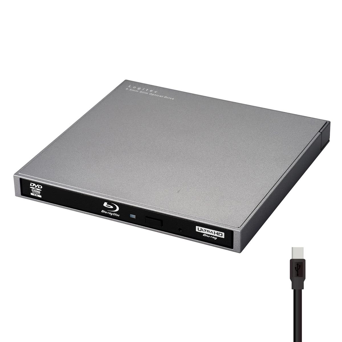 ロジテックダイレクト Mac相応う 外後ばらい ブルーレイドライブ USB3.2 Gen1（USB3.0）Type-C相応う M-DISC 携帯型 LBD-LPWBWU3CMDG