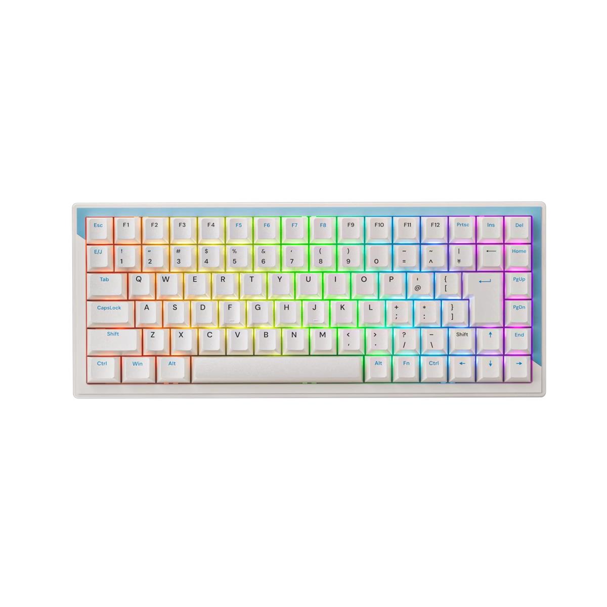 DrunkDeer G75 ラピッドトリガーキーボード eスポーツゲーミングキーボード 磁気取り替えっこ 合わせる能力のあるなアクチュエーション デュアルトリガーモード 75%大きさ 日本語申し合わせ 青碧