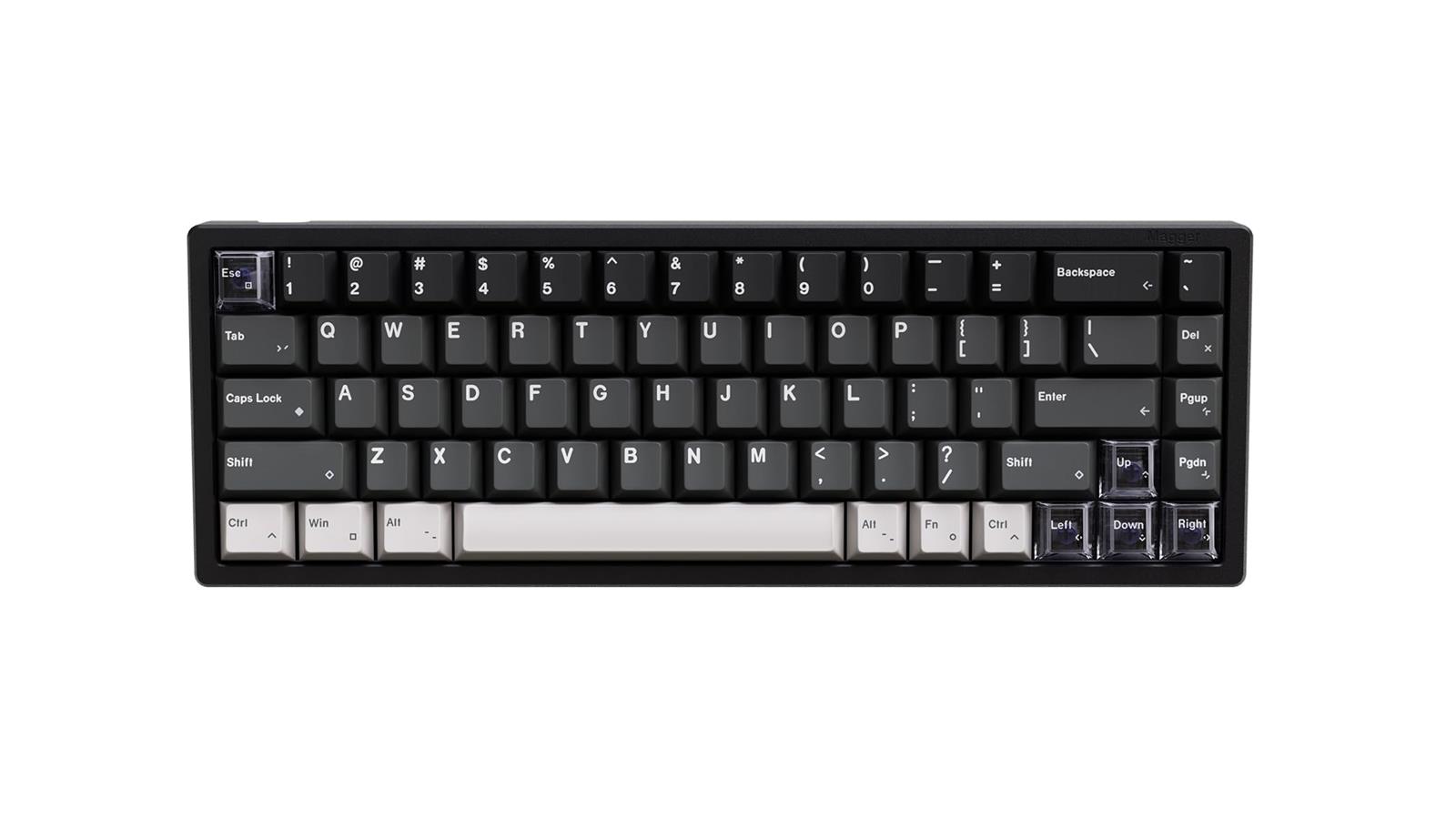 LUMINKEY Magger 68 HE Performance Ano-Black  ラピッド銃の引き金 ゲーミングキーボード フルアルミボディ 8000hz RGB 有線USB 磁気取り替えっこ SOCD役立つこと積み上げる 字母申し合わせ PBT手当たり旗がしら アクチュエーションポイント合わせる役立つこと デッド領域合わせる役立つこと ホッ放り投げるワ