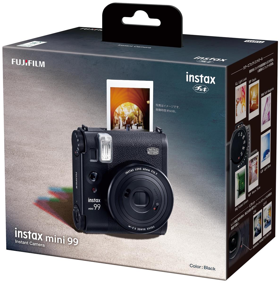 富士フイルム(FUJIFILM) チェキ インスタント写真機 instax mini 99 黒いこと INS MINI 99 TH