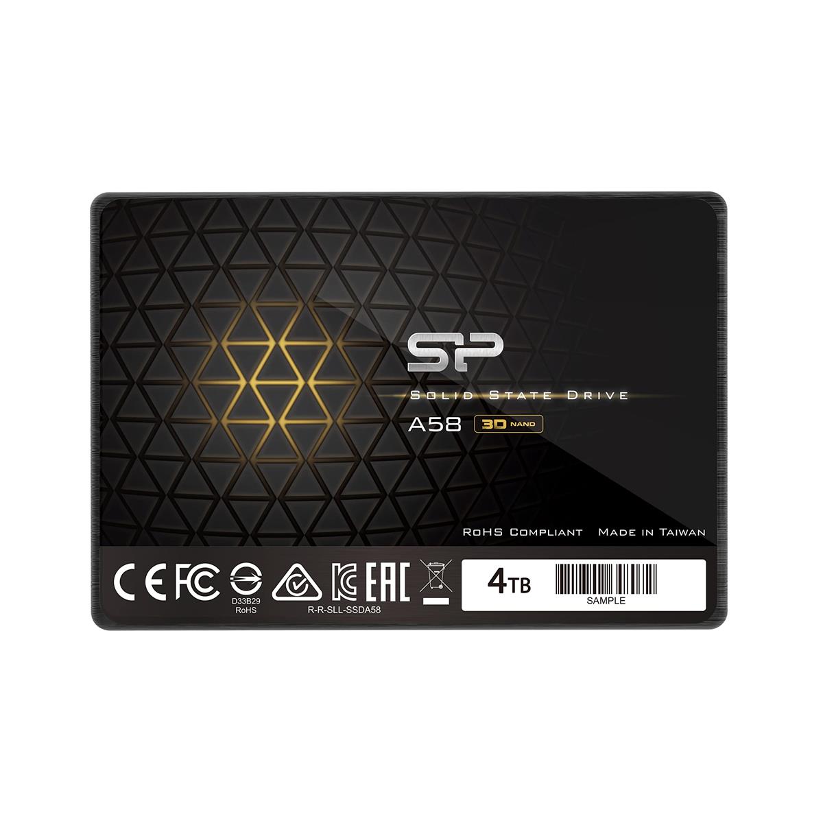 4結核症 SSD 3D NAND A58 SLCキャッシュパフォーマンスブースト SATA III 2.5in 7粍 内蔵ソリッドステート運転 SP004TBSS3A58A25