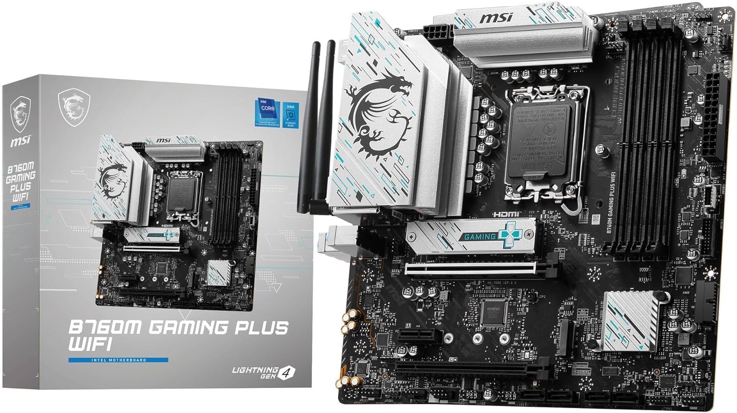 MSI母ちゃんゲーム盤 B760M GAMING PLUS WIFI 第14/13/12時人Intel 中央処理装置(LGA1700) DDR5 Micro-ATX 【ゲーミングお座敷で好いたらしいに力くらべ】[B760 積み上げる] MB6465