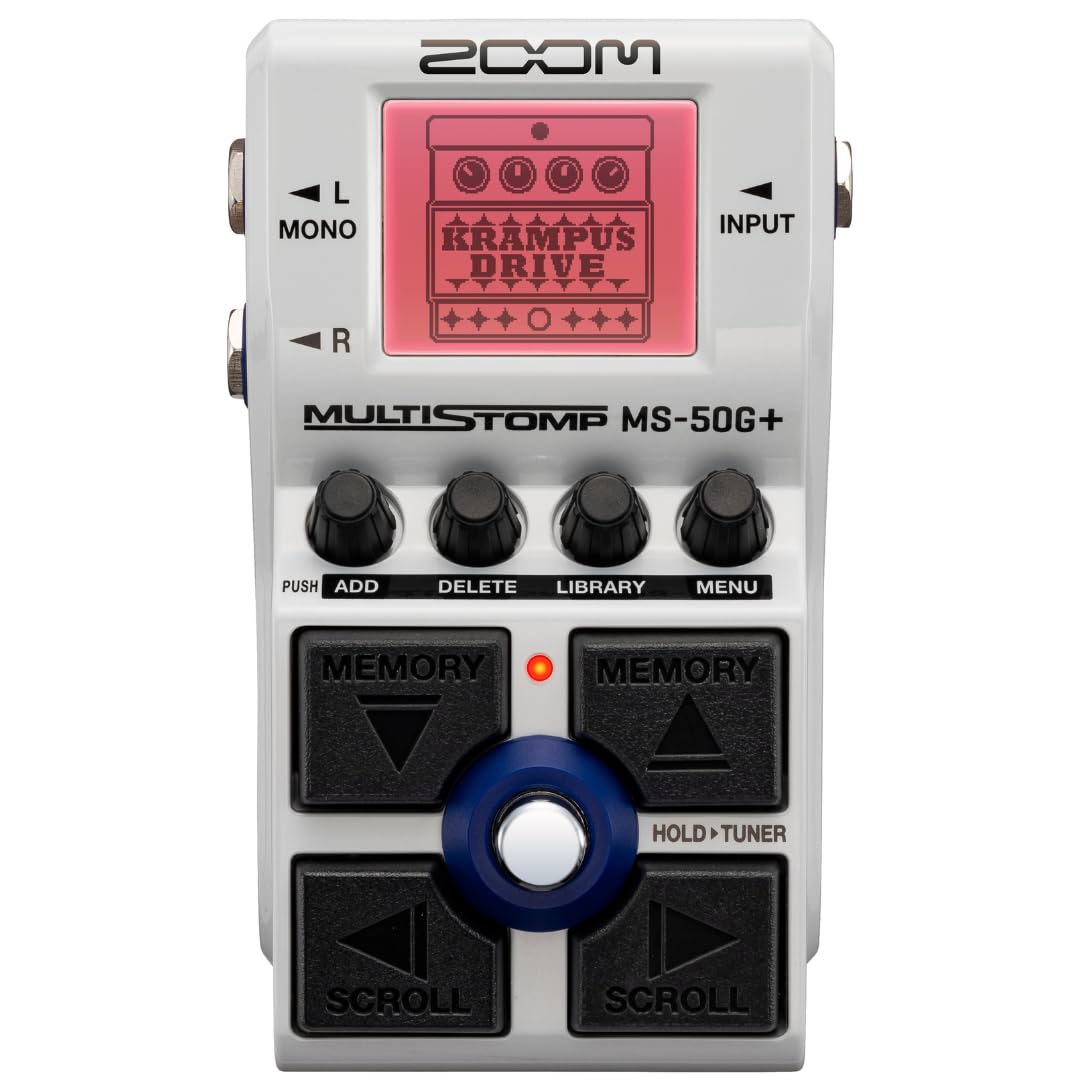 ZOOM ズーム マルチストンプボックス マルチレイヤーIR搭載 2023年発売 MS-50G＋ 白｜Love Lone Star