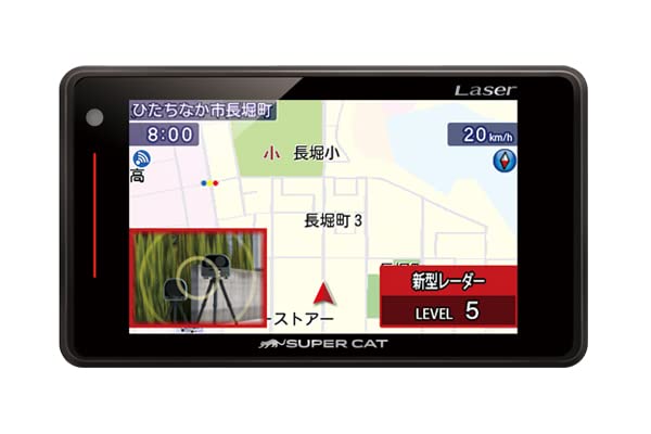 Yupiteru ユピテル GS303 新型レーダー式移動オービス対応3.6型液晶GPS内蔵レーザー＆レーダー探知機｜Love Lone Star