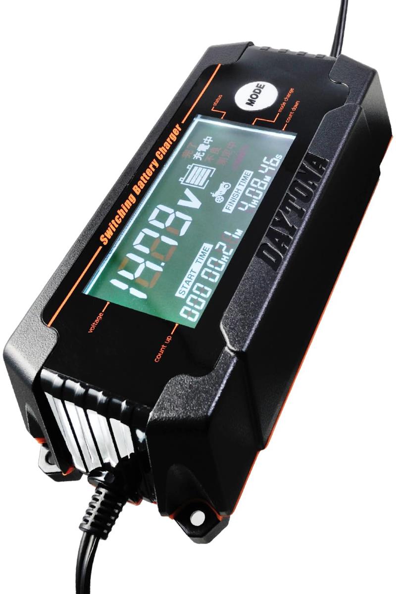 デイトナ(Daytona) バイク バッテリー充電器 車兼用 (ジェル/密閉/開放式対応) 防水 ディスプレイ付き バッテリーチャージャー 91875|Love Lone Star