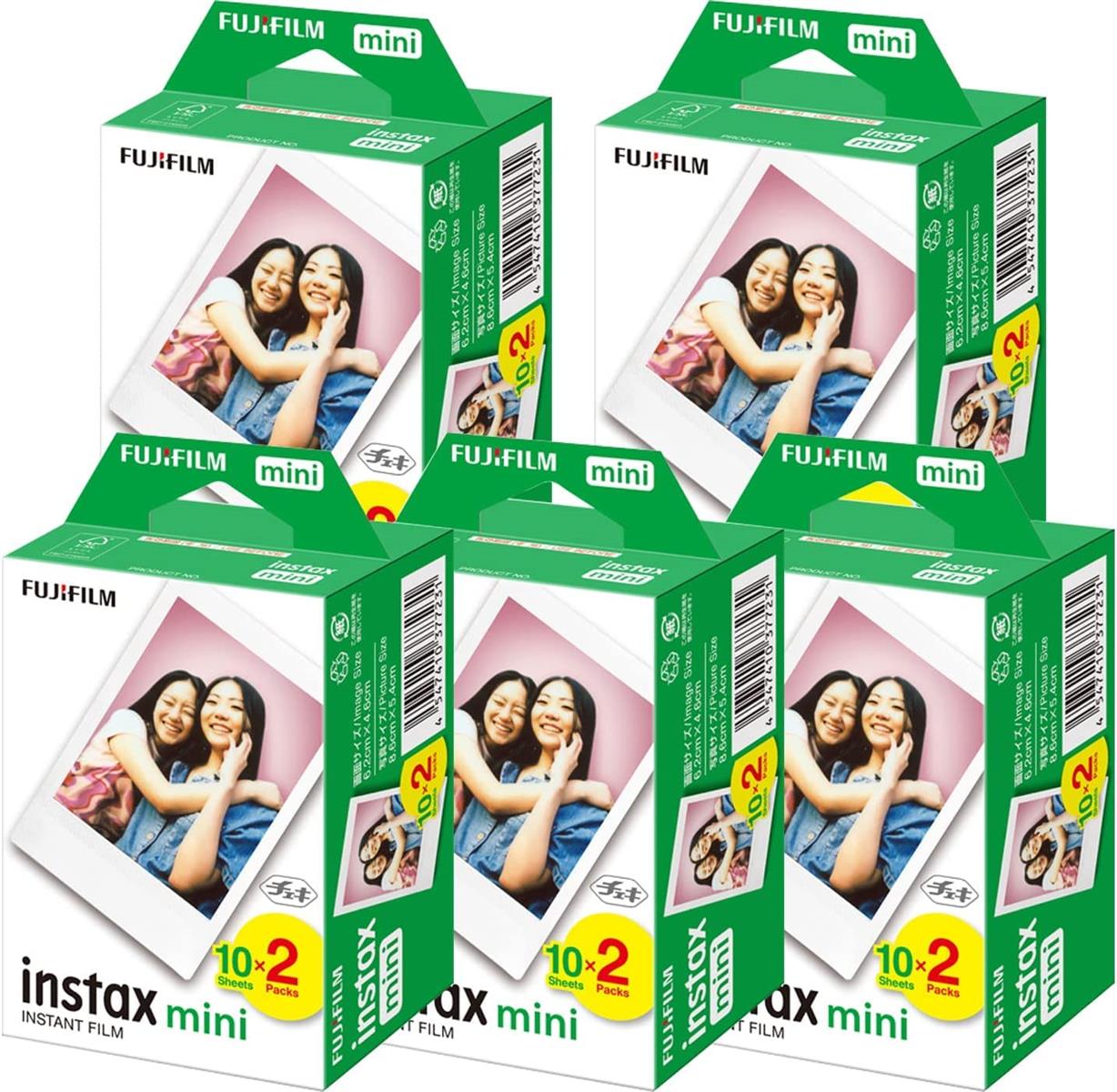 富士フイルム(FUJIFILM) [書き割り売りわたすx5] インスタント写真機 チェキ用写真フィルム 20枚入x5SET INSTAX MINI JP 2