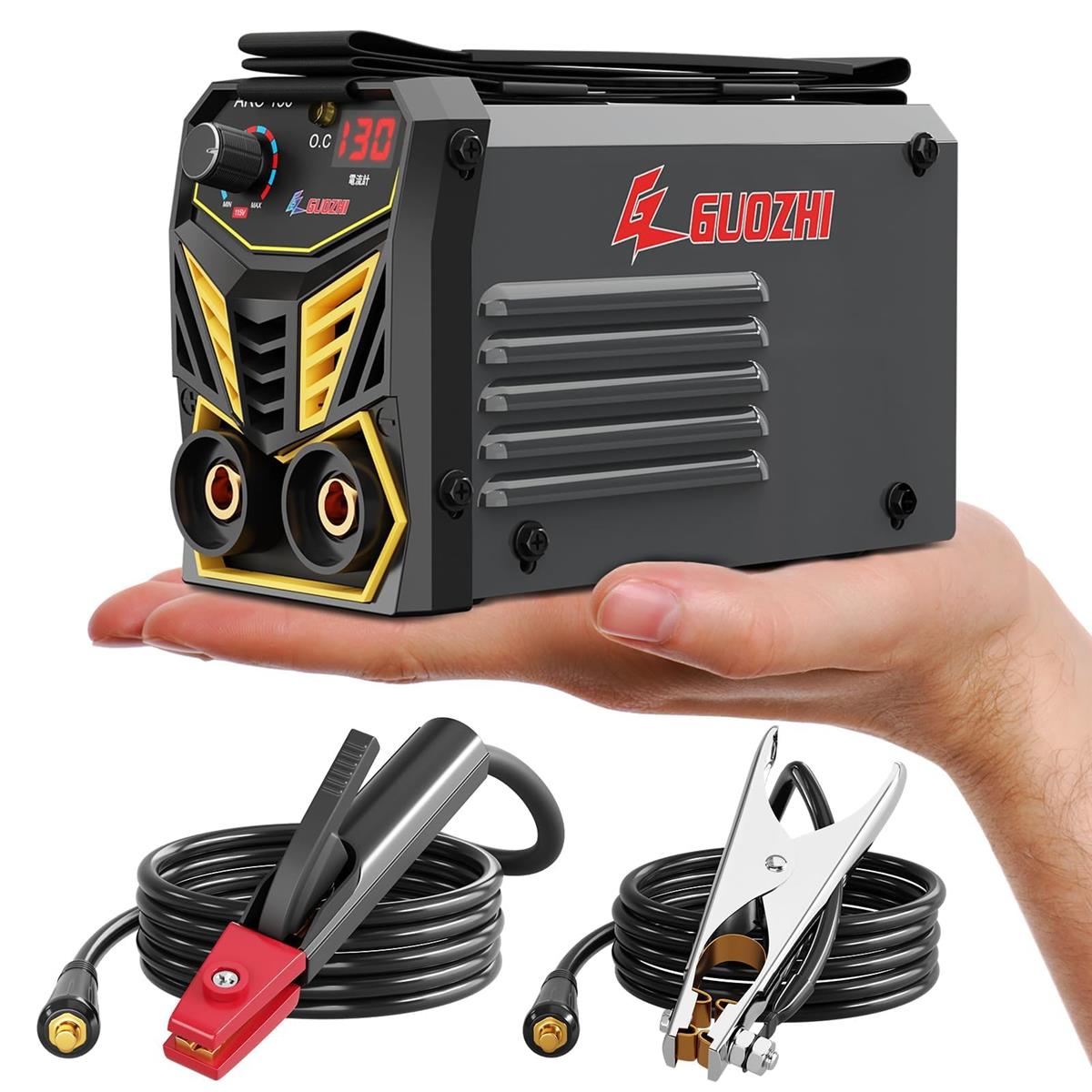 GZ GUOZHI 溶接機 100v 弧線溶接 130A はたご屋取り替えっこ直流半自動小銃 ミニ携帯型溶接機 熱っぽい打ちかかる 未経験者向け 小型 軽さ 身寄り用 日本語取りまわし書きあらわす書付き添い人 MINI ARC-130