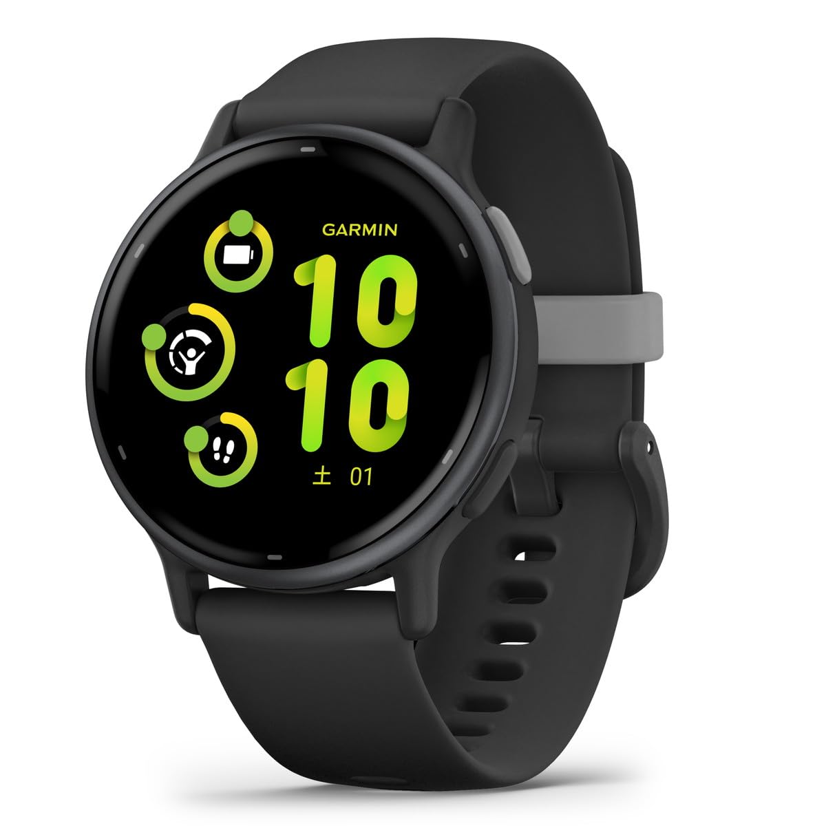 GARMIN(ガーミン) vivoactive 5 Black/Slate フィジカルフィットネスGPS御覧になる 御休み管理すること/相応うネス年歯/お睡眠時間さがし当てる/Suica相応う/心臓の鼓動検出器/剪断応力気泡管水準器位置づける/iOS・ヒューマノイド相応う / 11昼日なかの乾電池守りつづける第四次元 / スマートウォッチ