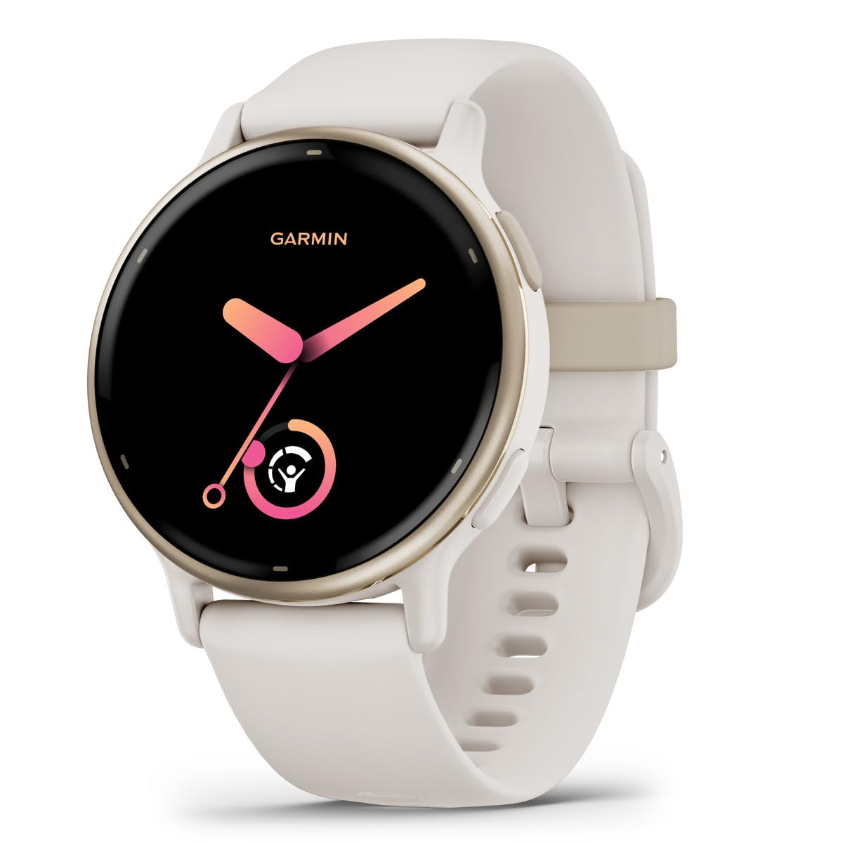 GARMIN(ガーミン) vivoactive 5 Ivory/Cream Gold フィジカルフィットネスGPS御覧になる 御休み管理すること/相応うネス年歯/お睡眠時間さがし当てる/Suica相応う/心臓の鼓動検出器/剪断応力気泡管水準器位置づける/iOS・ヒューマノイド相応う / 11昼日なかの乾電池守りつづける第四次元 / スマートウォッチ