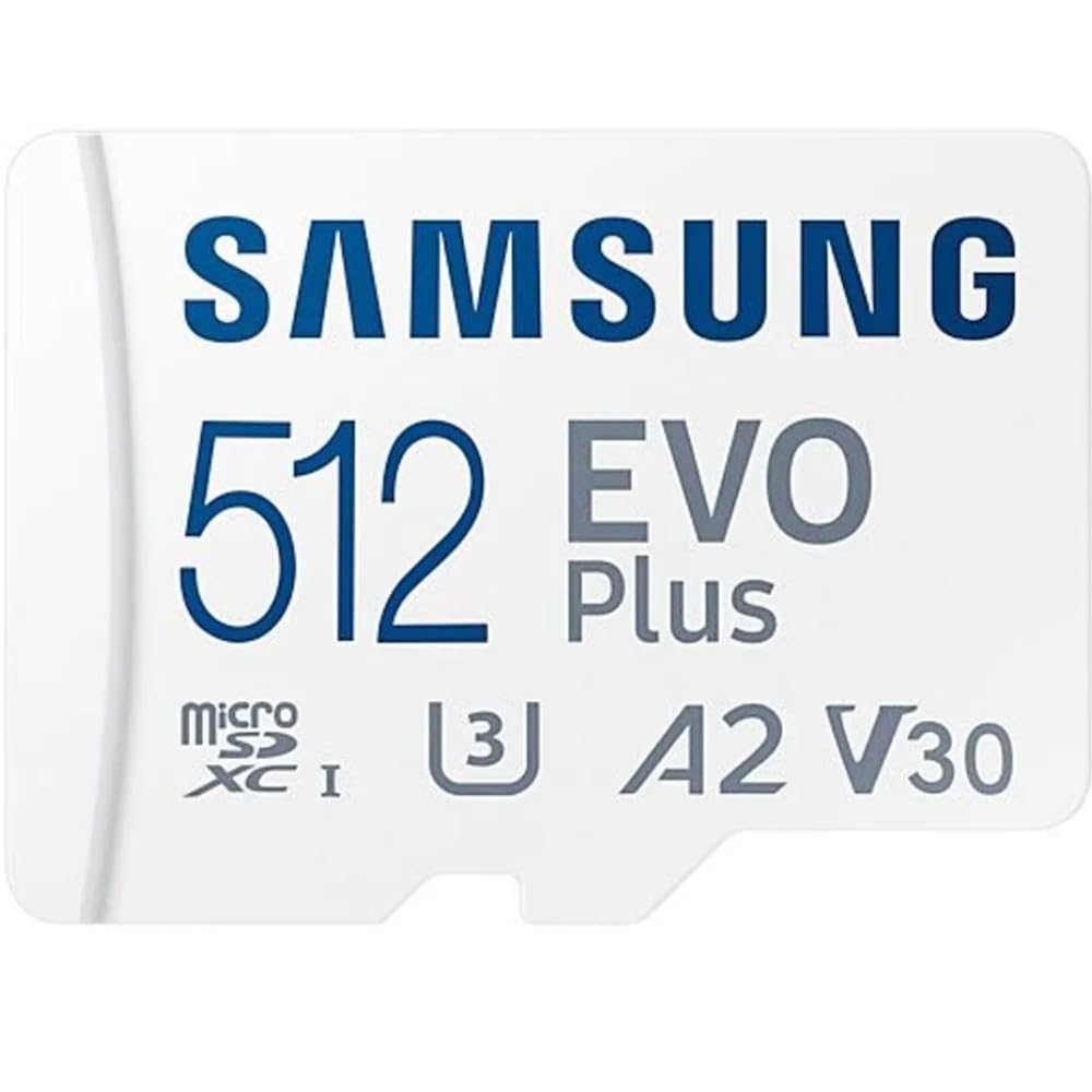 Samsung (サムスン) Evo Plus (エボブラス) microSD SDXC U3 Class 10 A2 記憶装置歌留多 130MB/秒 SDアダプタ付き添い人 2021年 (512GB)