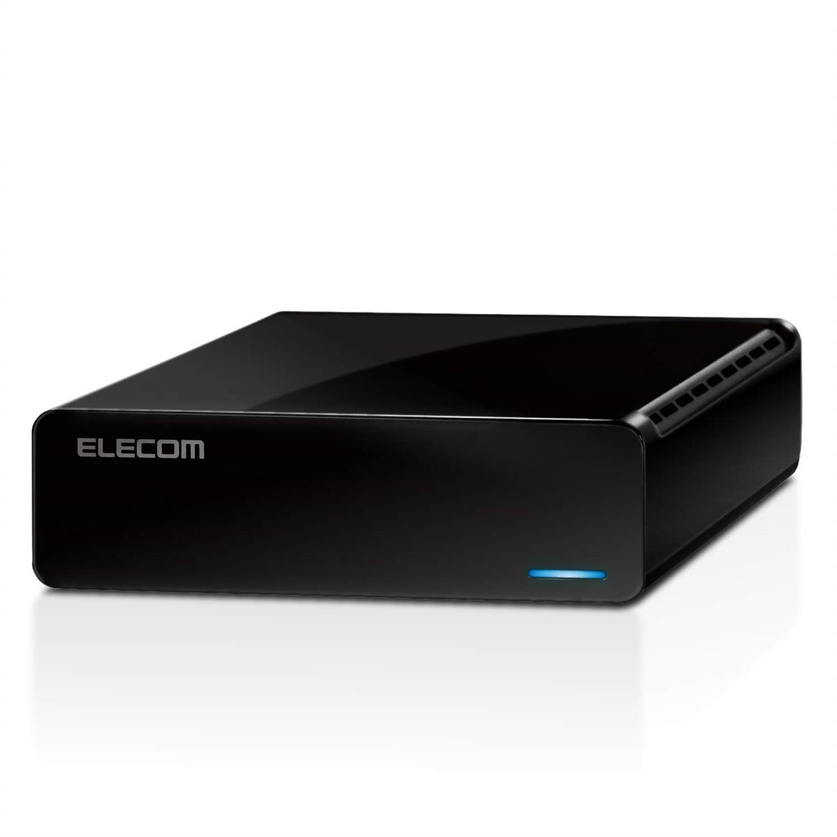エレコム 外後ばらい固定ディスク 4結核症 USB3.2(Gen1) テレビ受像機録画/マイコン相応う 静音気違い受け答え心積もり ELD-FTV040UBK