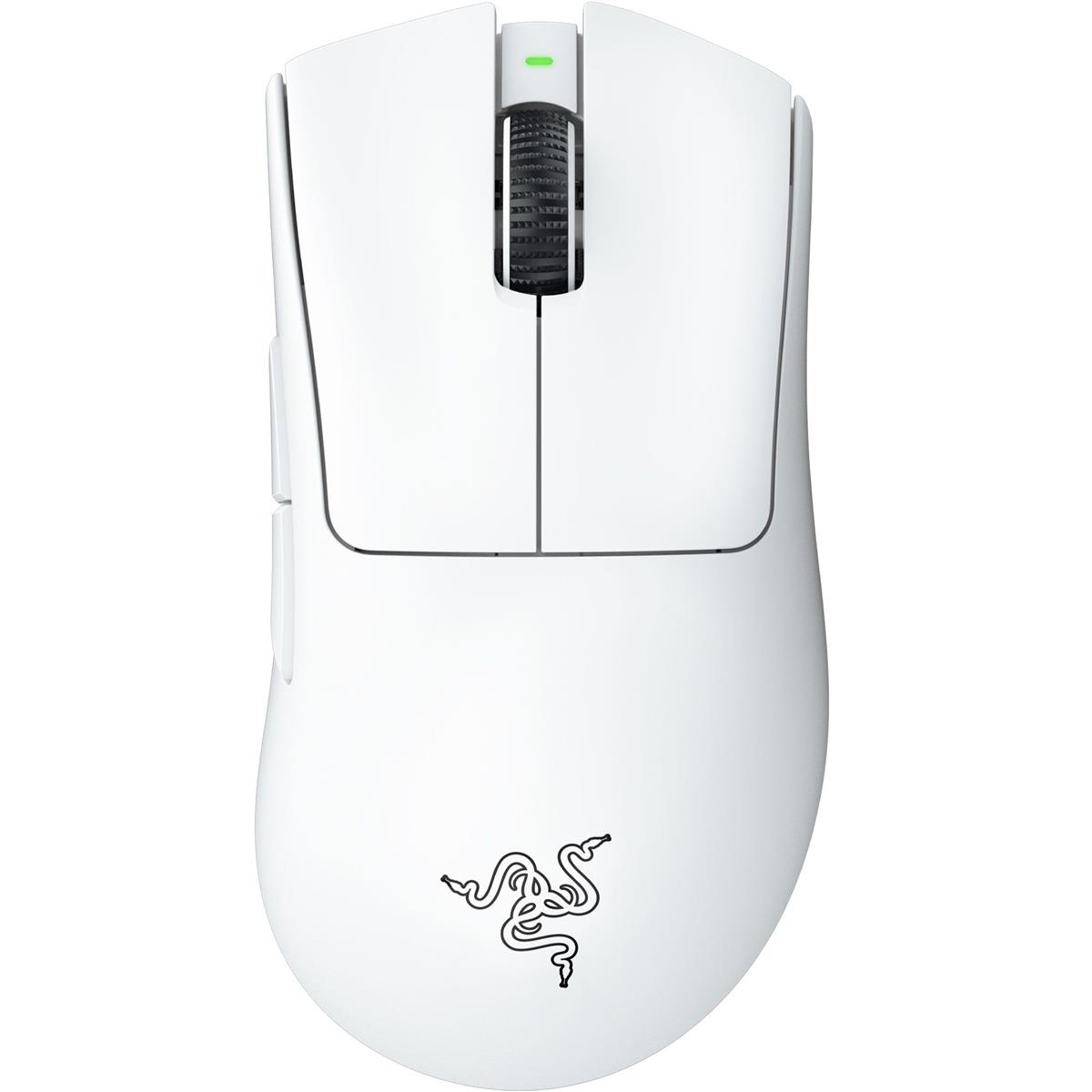Razer レイザー DeathAdder V3 Pro White ゲーミングマウス 無線電話 無線電話 64gの超軽さ 生い立つしたエルゴノミックつら構え 素晴らしい位置付けの的確さのFocus Pro 30K オプティカルセンサー 第 3 時人オプティカルマウススイッチ HyperSpeed Wireless 90第四次元の蓄電池年代順の継続当て嵌めるが能力のある デ