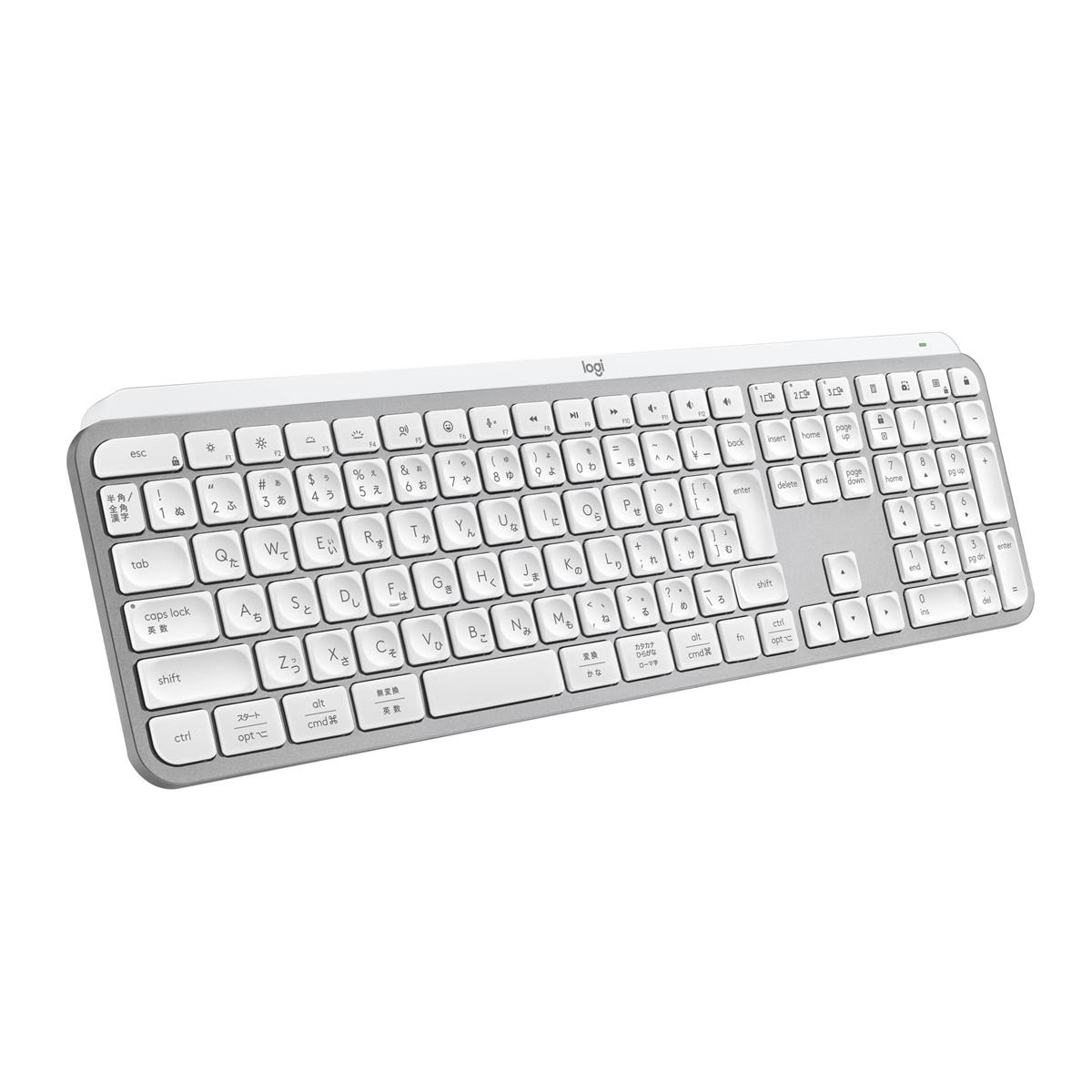 ロジクール MX KEYS S 無線電話 鍵盤 KX800sPG Bluetooth Logi Bolt Unifying非相応う Smart Actions 相応う Windows Mac Chrome Android FLOW Easy-Switch 無線電話 薄型 申し受ける式 KX800s ペイルグレー 国内置き目品