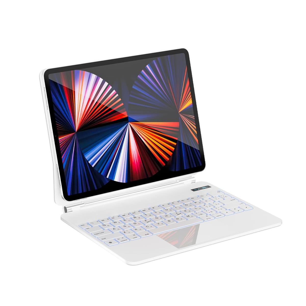 マジックキーボード SUKEBON iPadAir11インチ(2026 M4/2025 M3/2024 M2) iPadAir 第4/5世代10.9インチ iPadPro第1/2/3/4世代11インチ キーボード付きケース 日本技適認証取得 磁気吸着 iPad Air/Pro用 電量表示 トラックパッド 角度調整 バックライト 日本語配列 18ヶ月保|Love Lone Star