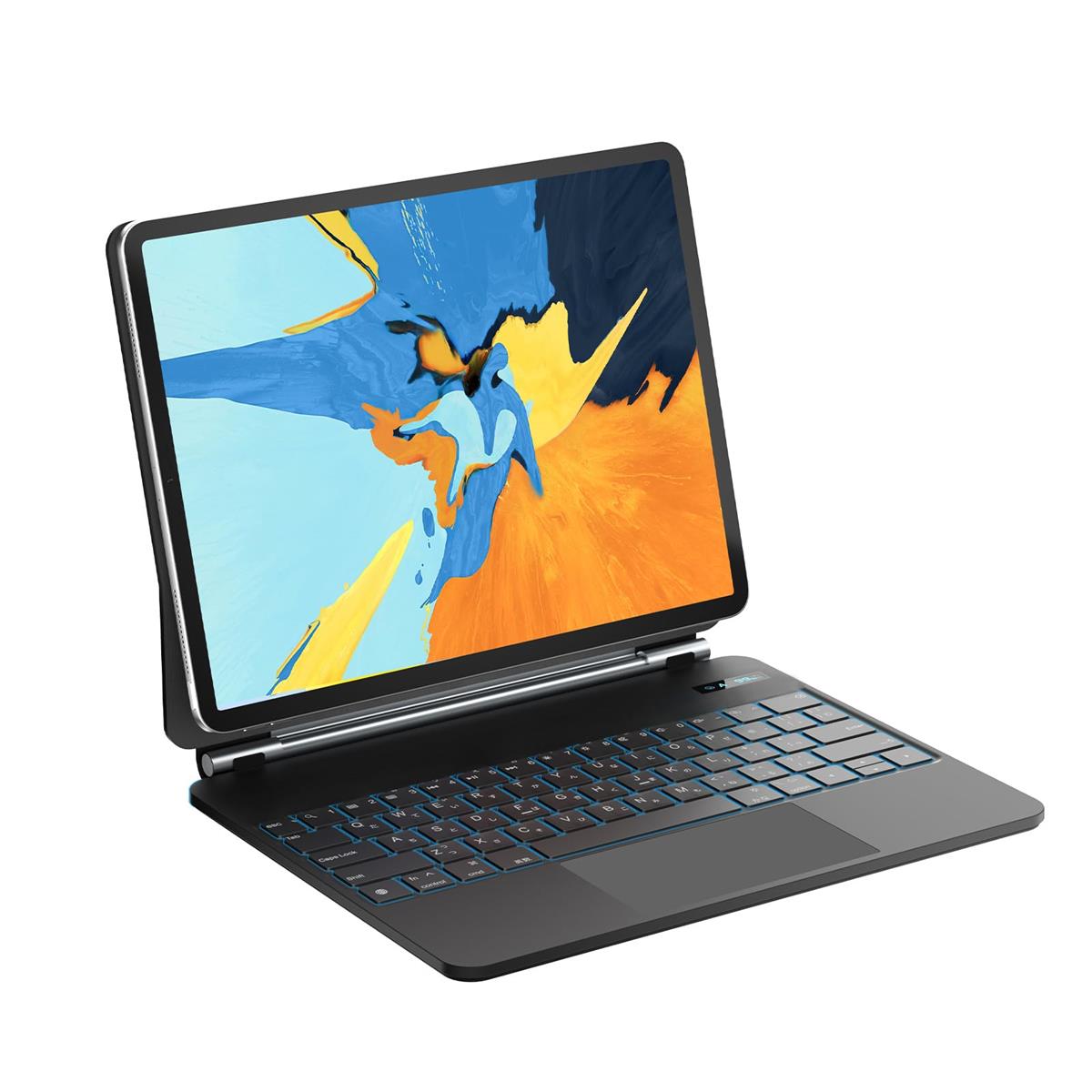 マジックキーボード SUKEBON iPad 第10世代 キーボードケース 10.9インチ 【日本技適認証取得】電量表示 トラックパッド付きスマートキーボード iPad 10(A2696 A2757 A2777)専用ケース 日本語配列 磁気設計 角度調整 7色バックライト|Love Lone Star