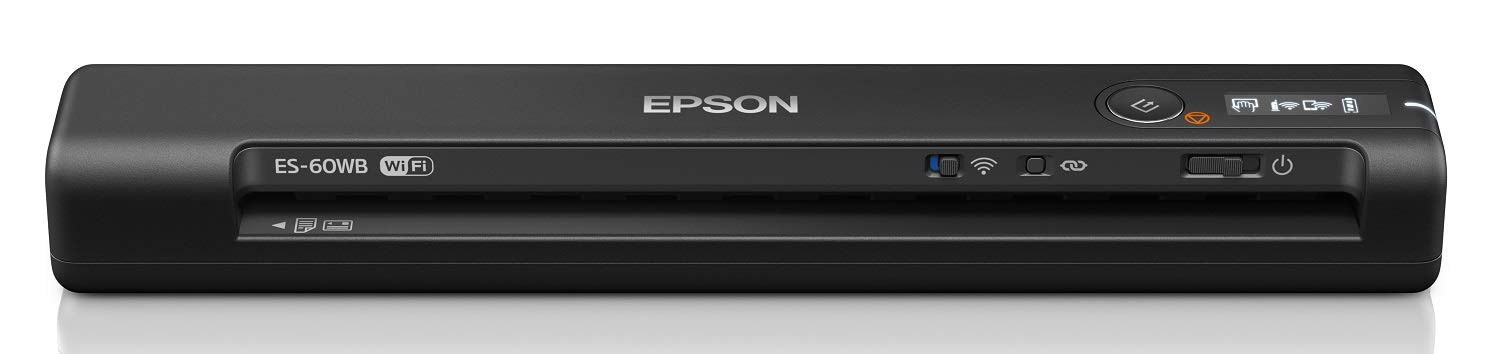 エプソン スキャナ ES-60WB (移動性/A4/USB相応う/Wi-Fi相応う/黒いこと)