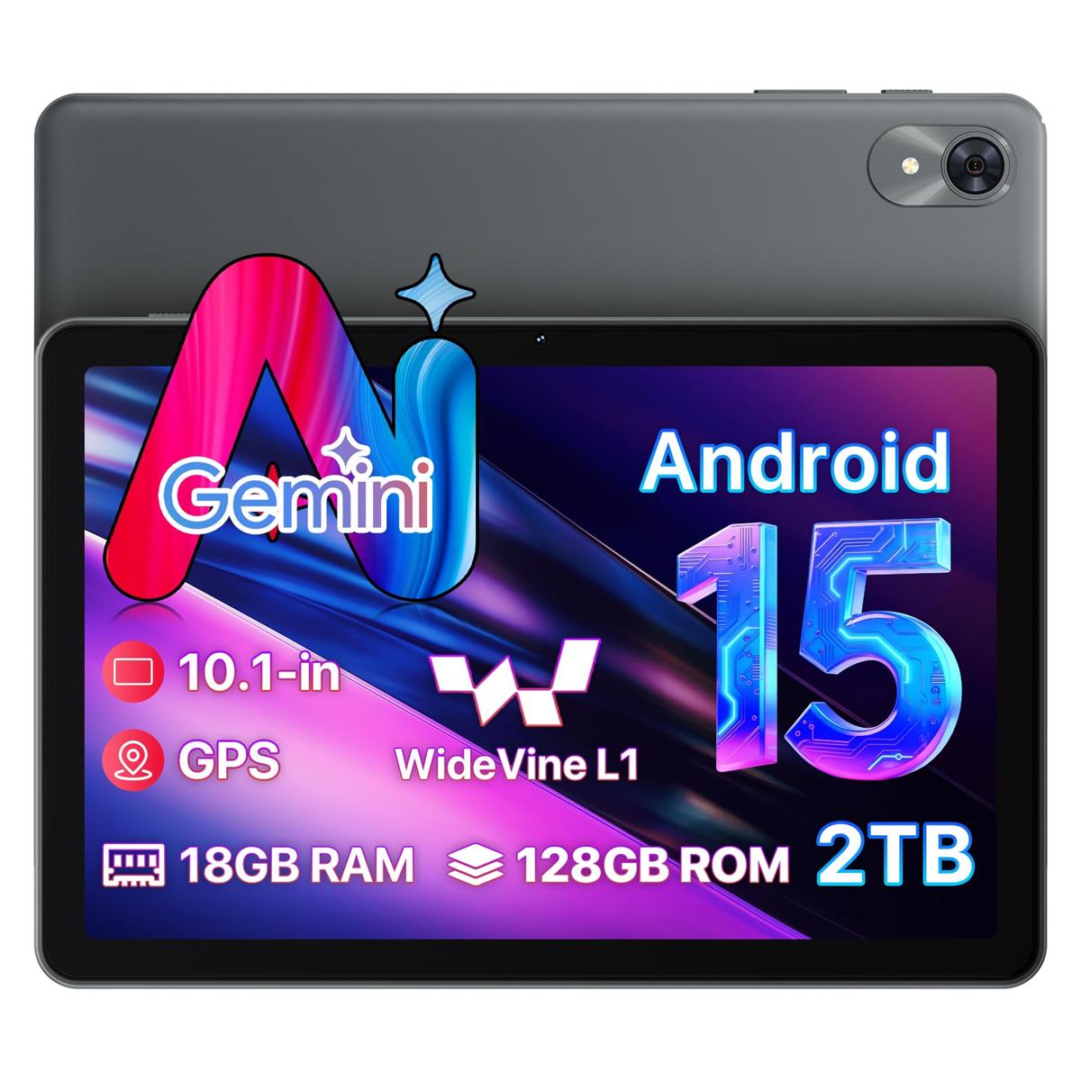 【Android 15 経口避妊薬Gemini 人工知能学積み上げる 】10in経口避妊薬 無線LANひな形｜18GB+128GB（2結核症まで取りひろげる）WideVine L1相応う｜デュアルダンス楽隊無線LAN6・5000mAh Type-C申し受ける・GPS｜Kids Space相応う 学びとる・映像注意集中に至適｜技適公許済 OYEFIT T10 Tab 薄墨色