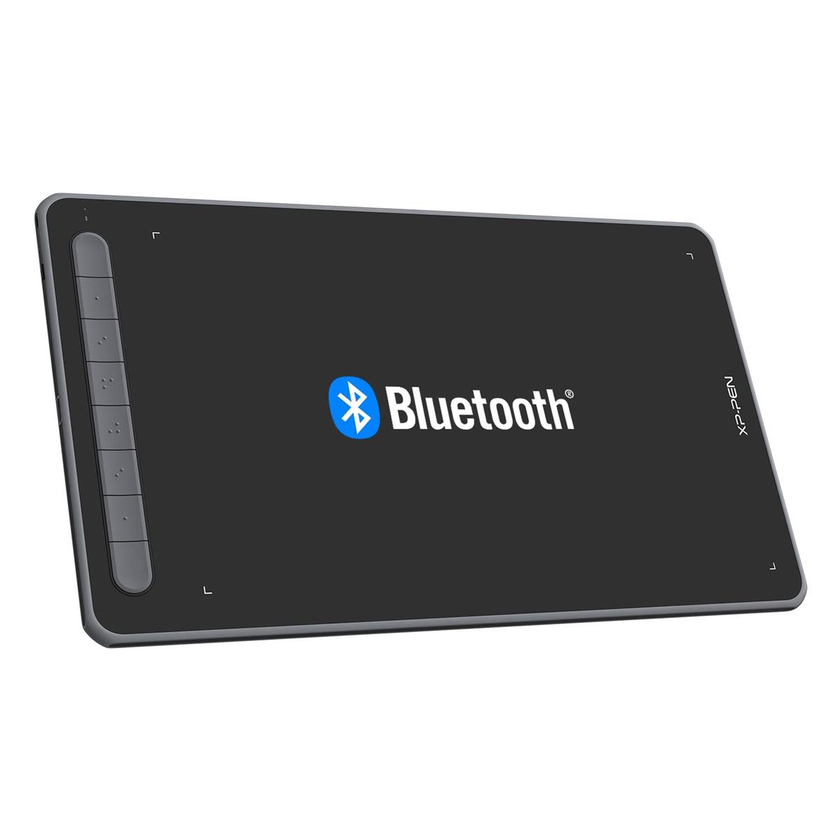 ペンタブ Deco LW ワイヤレス Bluetooth対応 板タブ ペンタブレット 10x6インチ X3チップ搭載ペン 傾き検知 選べる4色 デザイン テレワーク お絵かきソフト付 iPhoneのibisPaintに対応 Android/Windows/Mac/Chromebookに対応(ブラック)|Love Lone Star