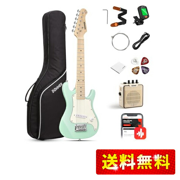 楽天市場】Donner エレキギター 初心者セット STタイプ SSS