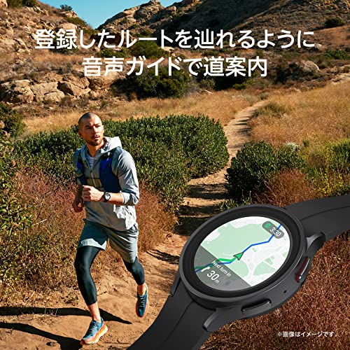 Galaxy Watch5 Pro [by Galaxy純正 国内正規品] SM-R920NZKAXJP 45mm