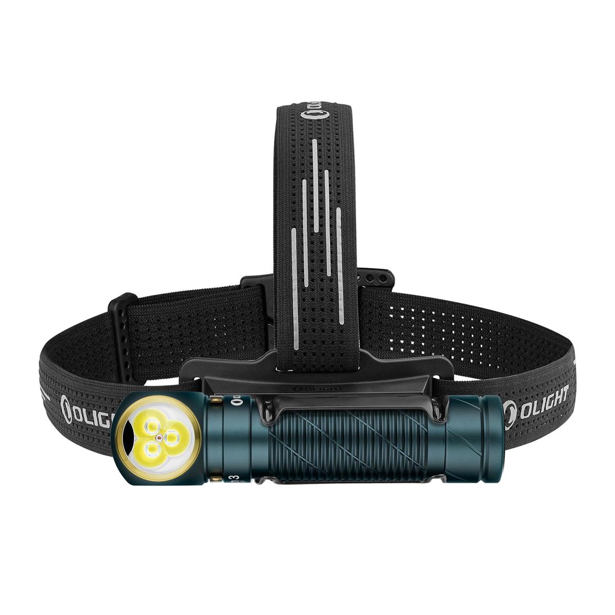 Perun 3 LED 懐中電灯 白＆赤ヘッドライト充電式 3000ルーメン ヘッドライト釣り ホワイト レッド 2 色 LED 180&deg; 角度調整 IP68 防水防塵 センサー付き 軽量 登山 夜釣り 作業 防災キャンプ 停電緊急用 (夢のブルー)｜Love Lone Star