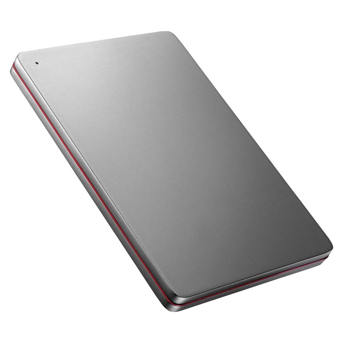 アイ・オー・データ 外付けHDD ハードディスク 2TB ポータブル カクうす アルミボディ 超薄型 mac Time Machine対応 日本製 HDPX-UTS2K｜Love Lone Star