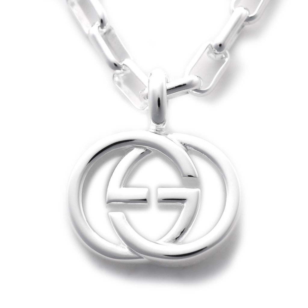 楽天市場】GUCCI グッチ ネックレス ダブルG シルバー SILVER925