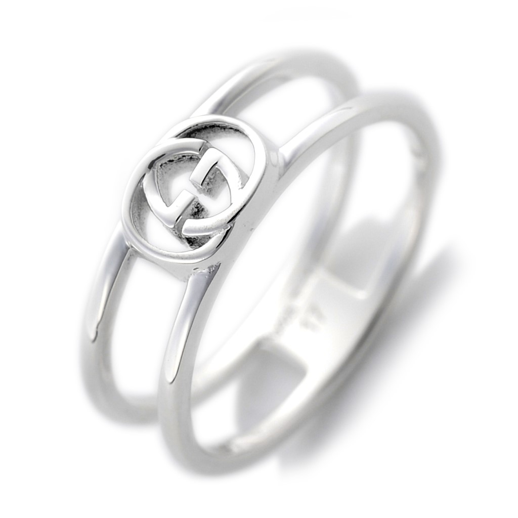 【P3倍 6/4 20時～6/7 24時】グッチ GUCCI 輪っか インターロッキングG惹き付ける 21号 298036 J8400 8106