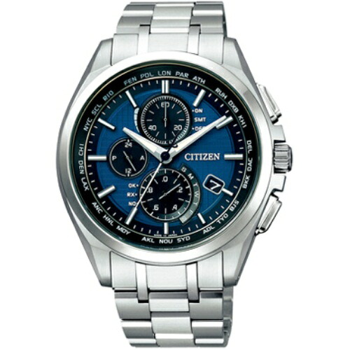 シチズン CITIZEN AT8040-57L ATTESA アテッサ エコ・ドライブ電波時計 ワールドタイム メンズ 55,440円