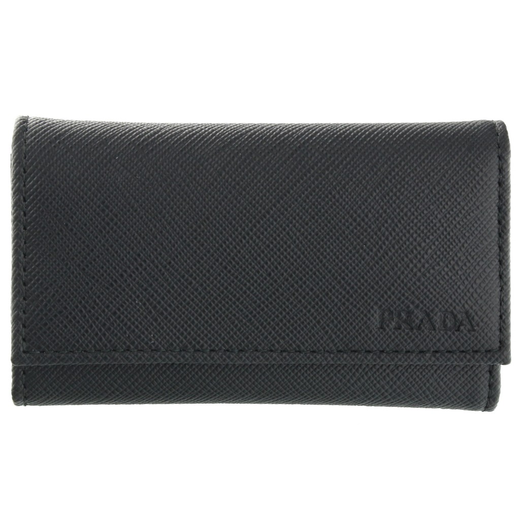 楽天市場 プラダ Prada サフィアーノ トライアングル メンズ 6連キーケース ブラック 2pg222 Qhh 002 アメイジングサーカス