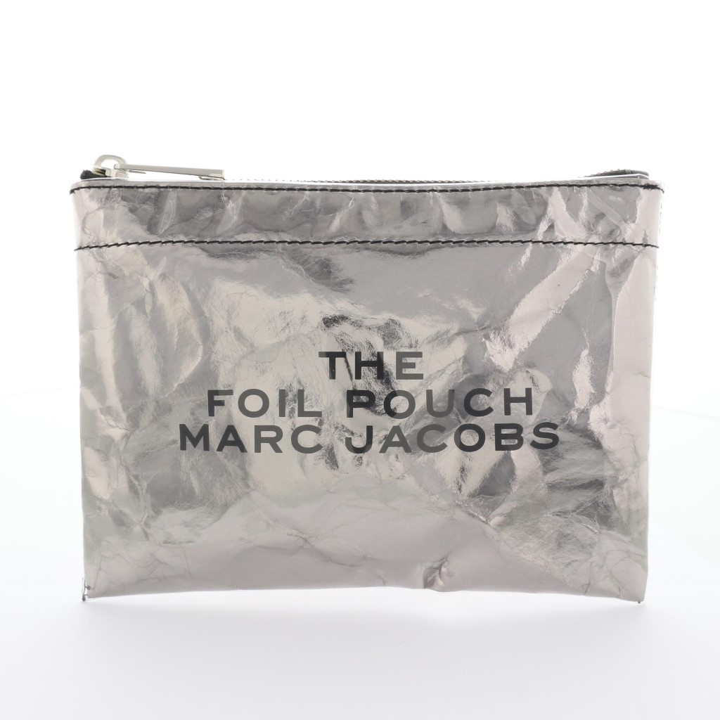 人気アイテム シルバー ポーチ Jacobs Marc アクセサリーポーチ Silver Ginza ポーチ Marc Jacobs マークジェイコブス Lovelove 銀座ラブラブ Marc M レディース マークジェイコブス ポーチ ホイル アクセサリーポーチ