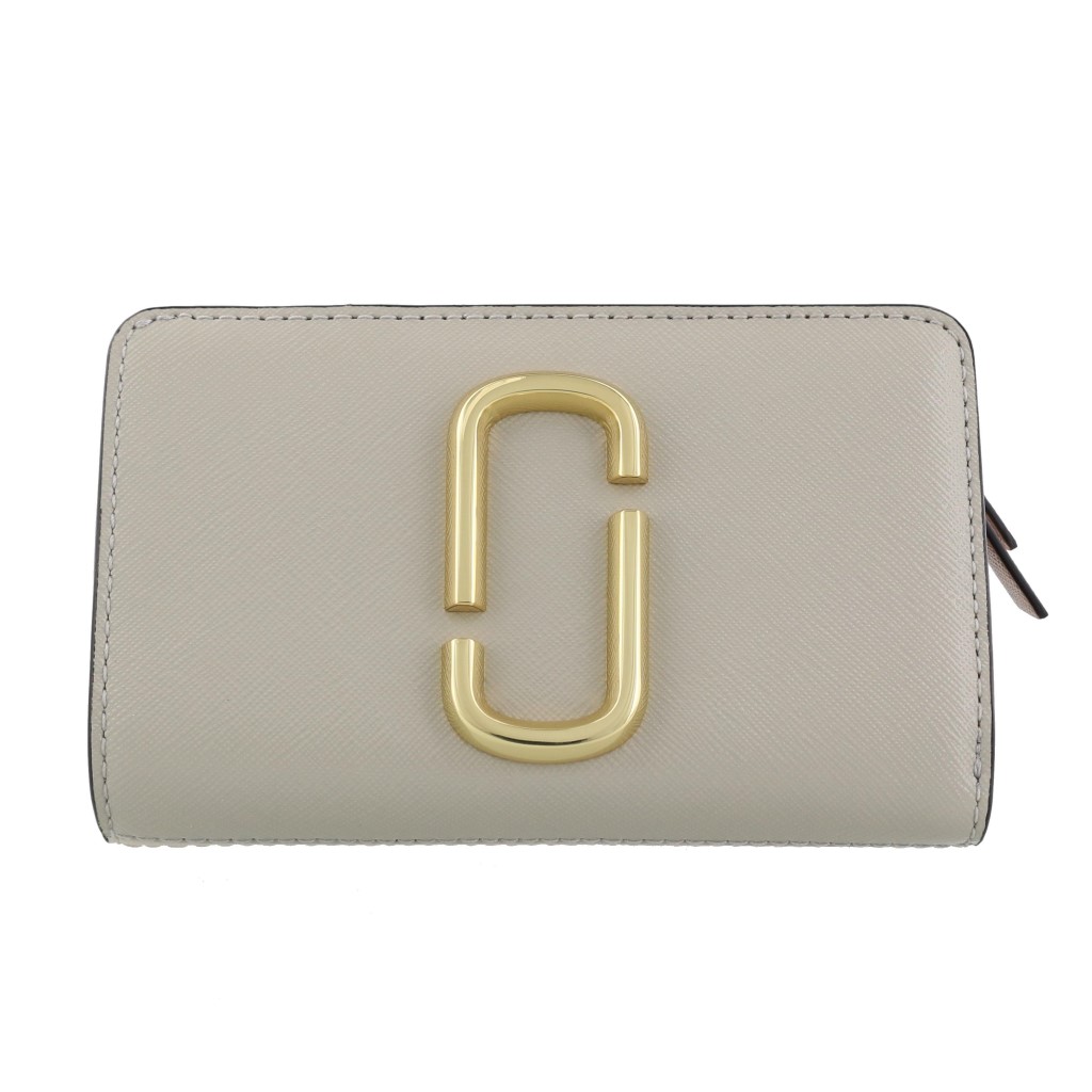 マークジェイコブス MARC JACOBS 二つ折り財布 スナップショット グレー M0014281 088