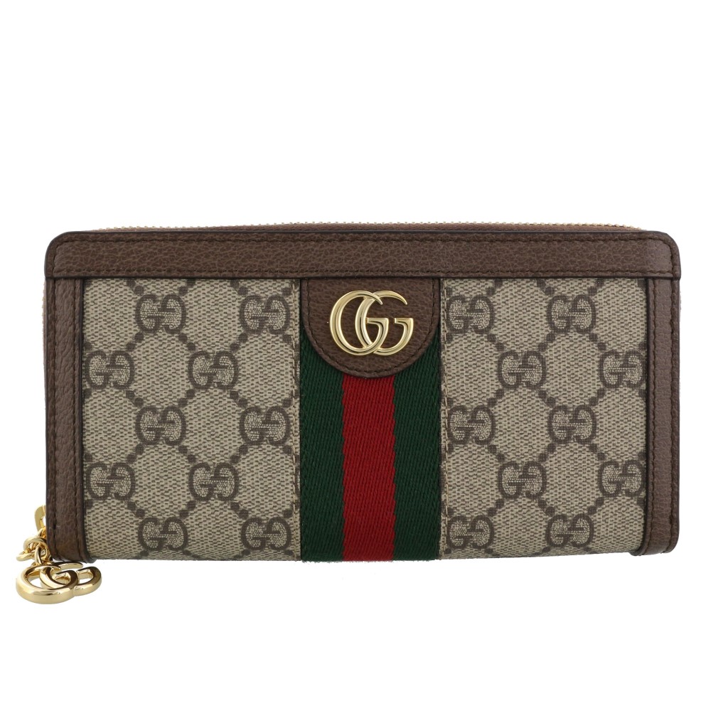 グッチ GUCCI L字ファスナー長財布 GG柄 グレー 小物 レディース グレー（灰色）系 GUCCI(グッチ) 財布・小物(レディース) - 海外