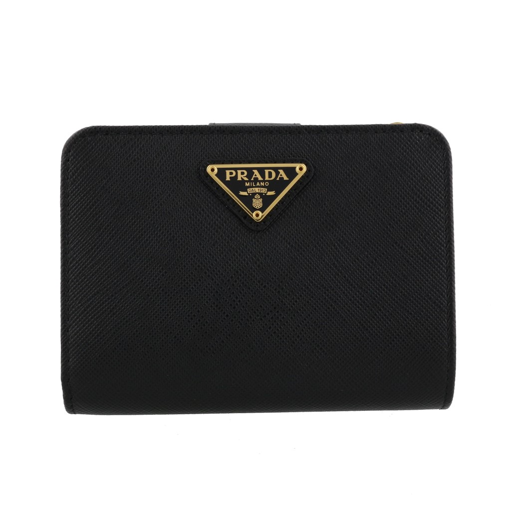 楽天市場】PRADA プラダ 二つ折り財布 レディース ブラック