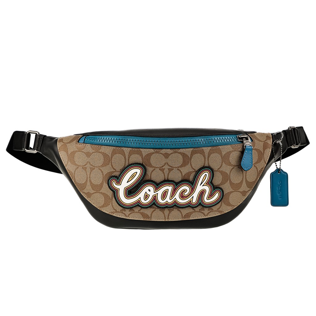 新発 Coach Outlet コーチ アウトレット ボディバッグ メンズ シグネチャー タン ブラック F Qbtn2 在庫一掃 Solver Ataraxia Entraineur Com