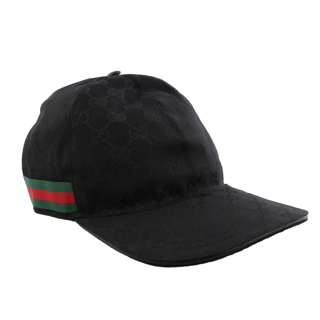 GUCCI デニム ベースボールキャップ レザートリム 816450_3HA7U_4265_001_100_0000
