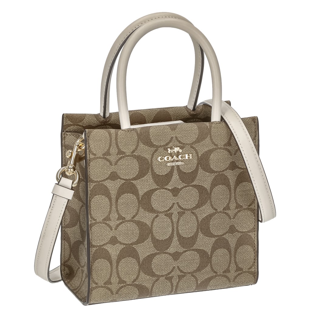 【P5倍 6/4 20時～6/7 24時】コーチ職 降車口 COACH OUTLET ショルダーバッグ レディース カーキ 車輪止め 5693 IMDJ8