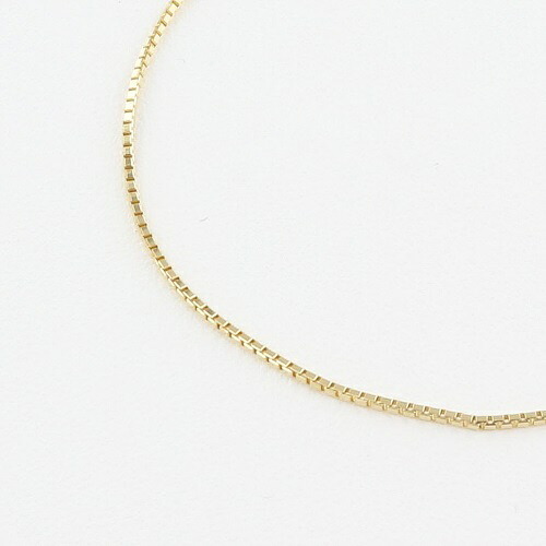 ベネチアンチェーン 18Kイエローゴールド ネックレス レディース 1.0mm|GINZA LoveLove(銀座ラブラブ)
