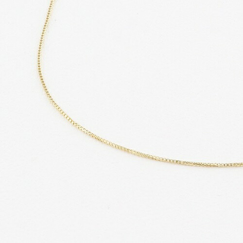 ベネチアンチェーン 18Kイエローゴールド ネックレス レディース 0.6mm｜GINZA LoveLove（銀座ラブラブ）