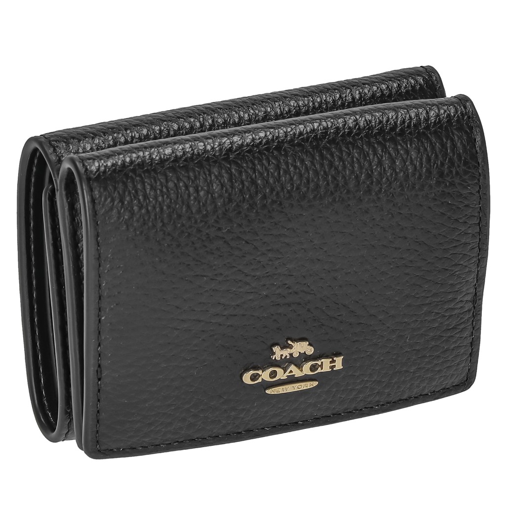 COACH ブラック 三つ折り財布 保存袋付き 楽天市場】コーチ COACH 財布 レディース 三つ折り財布 ミニ財布