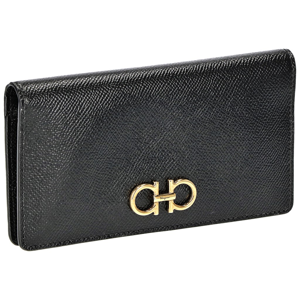 楽天市場】フェラガモ 長財布 ガンチーニ ブラック レディース