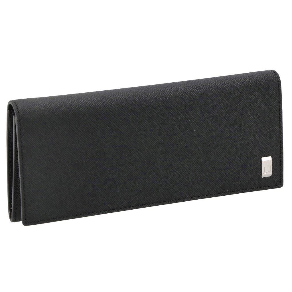 ダン吸血鬼 dunhill 長紙入れ メンズ 黒いこと 22R2P12なおなお書き001R PLAIN BLACK
