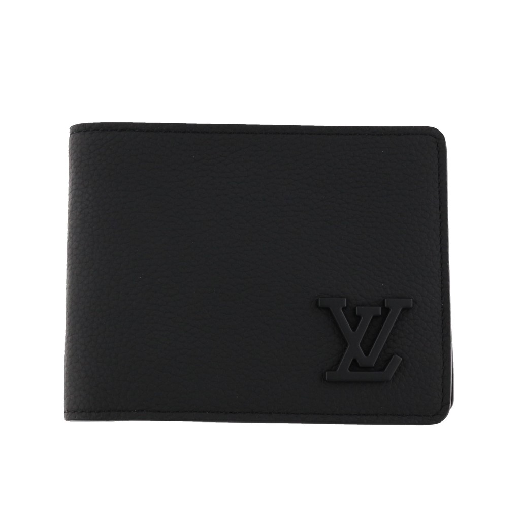 楽天市場】ルイヴィトン 三つ折り財布(小銭入れあり) アエログラム 黒